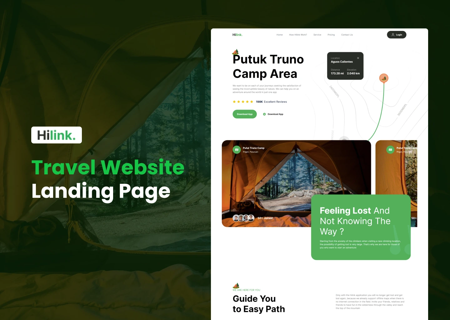 Travel Web - Landing Page